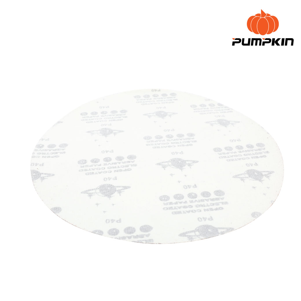 กระดาษทรายกลม#40 15" 50378 PUMPKIN ใช้กับ J-WC380 (3ใบ/แพค)