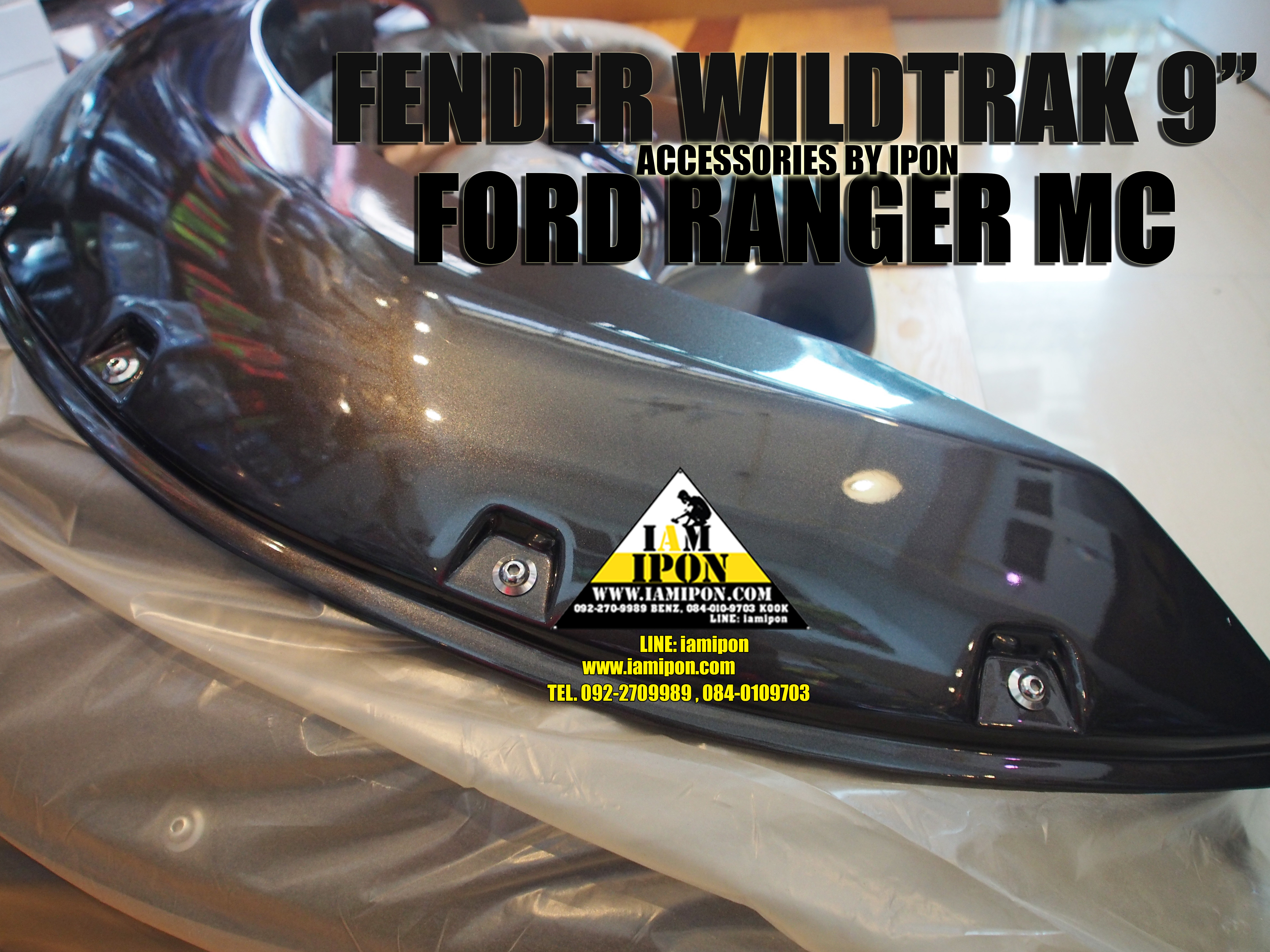 FENDER FORD RANGER MC WILDTRAK 9" โป่งล้อ 9" มีหมุดหลอกไวล์ดแทรคฟอร์ดเรนเจอร์ MC
