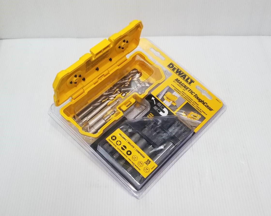ชุดดอกไขควง15ชิ้น+กล่อง Magnetic ToughCase DWMTC15 DEWALT