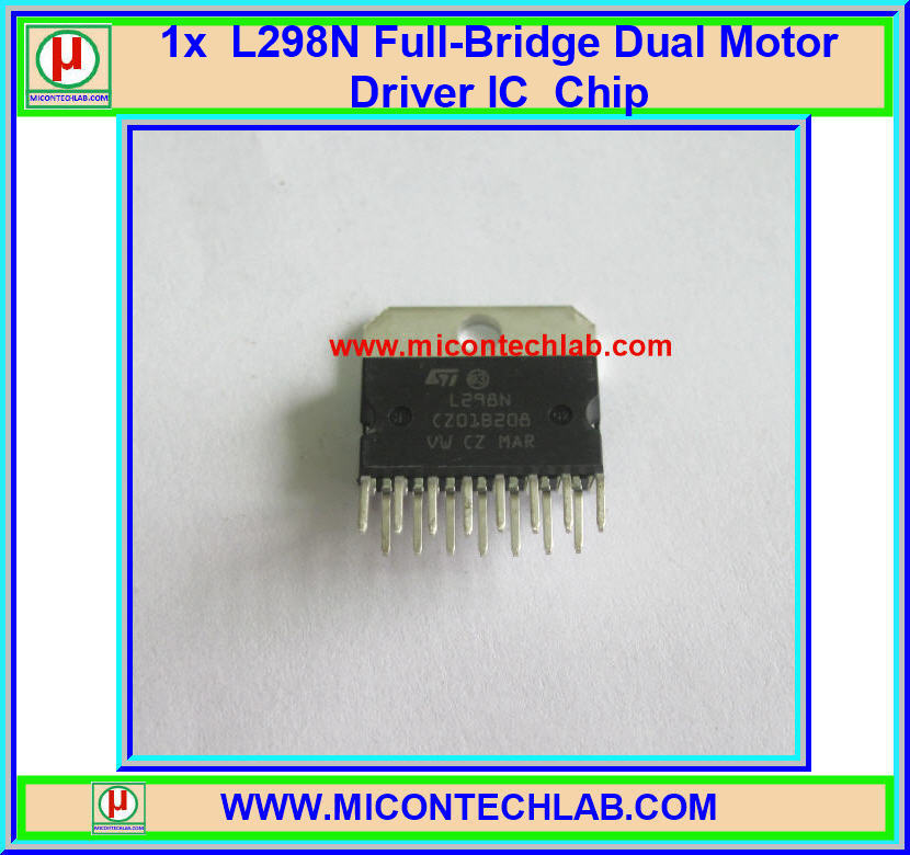 1x L298N Full-Bridge Dual Motor Driver L298 IC Chip