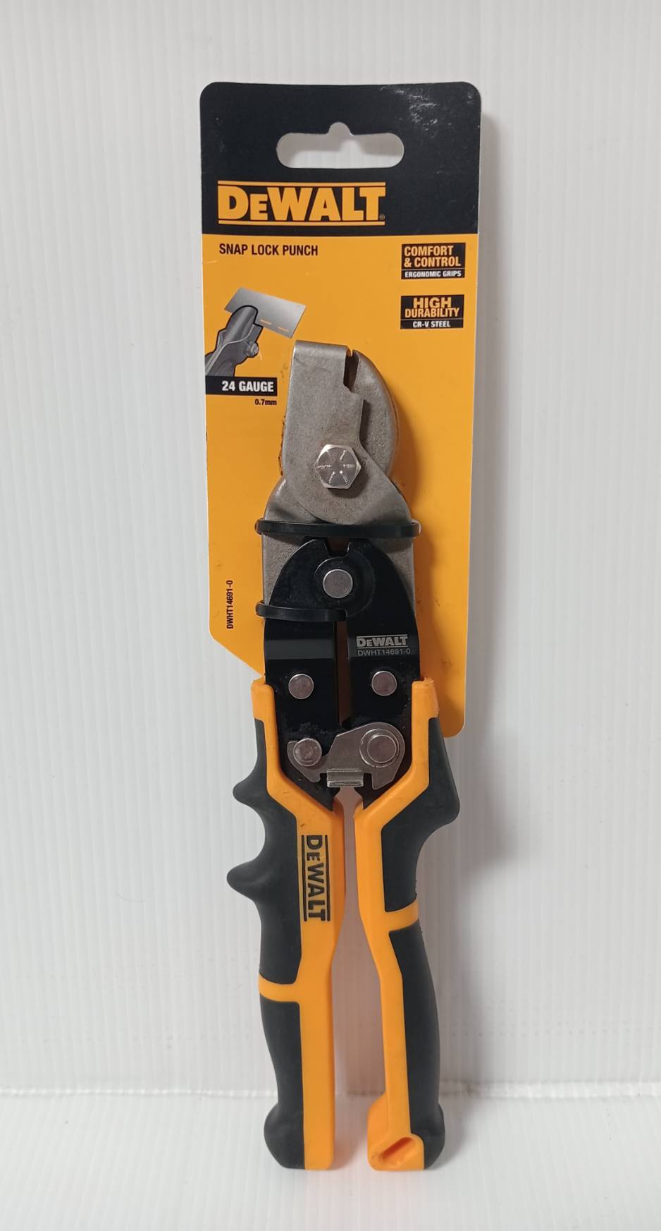 DEWALT คีมเจาะโลหะ 9 นิ้ว SNAP LOCK PUNCH รุ่น DWHT14691-0