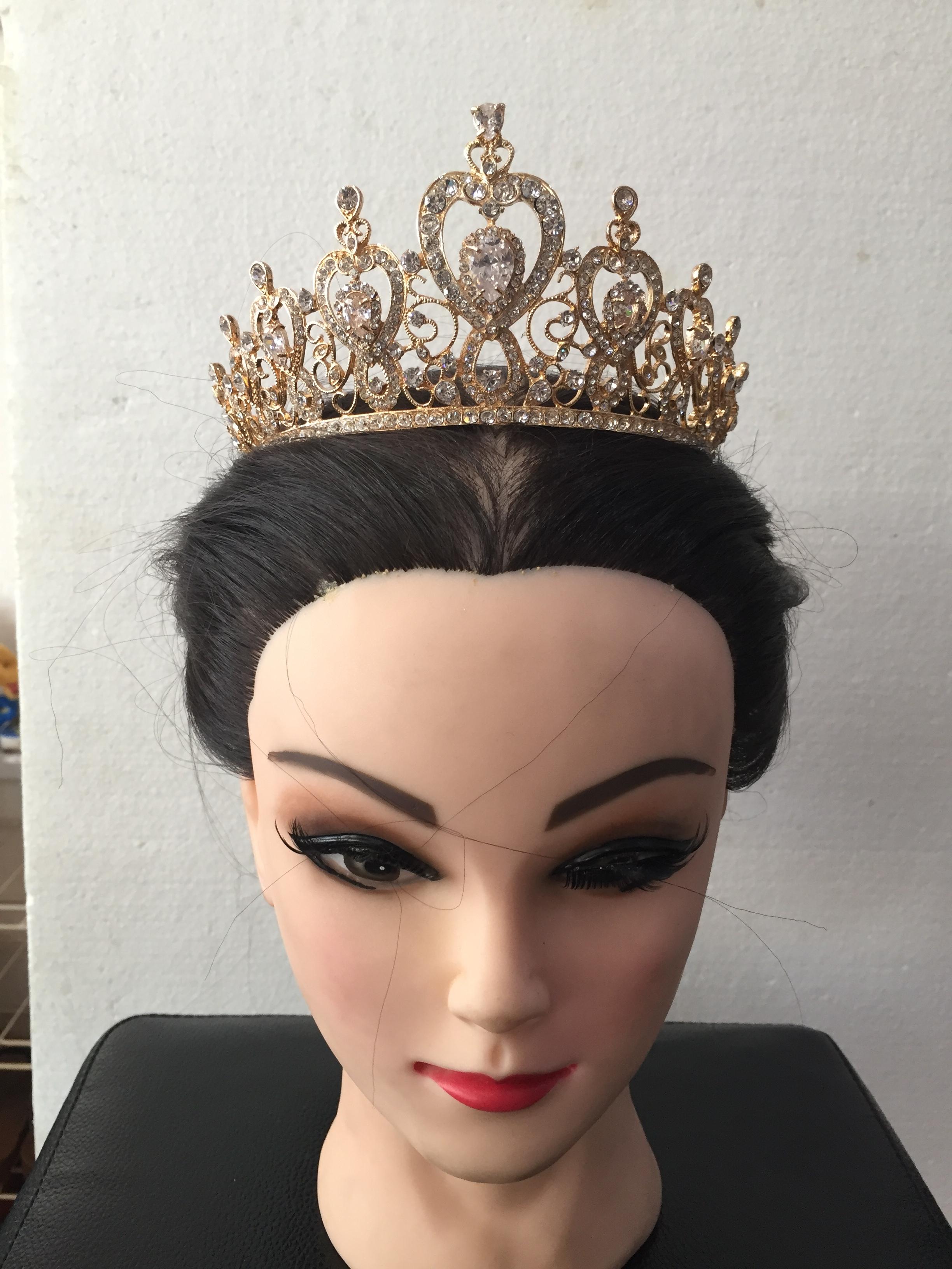 (พร้อมส่ง) มงกุฎ 038 สีทอง