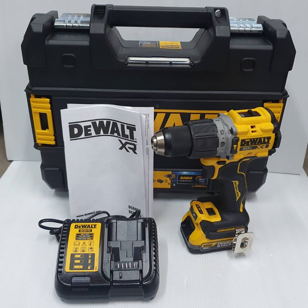 สว่านกระแทกไร้สาย20V DCD805E1T DEWALT