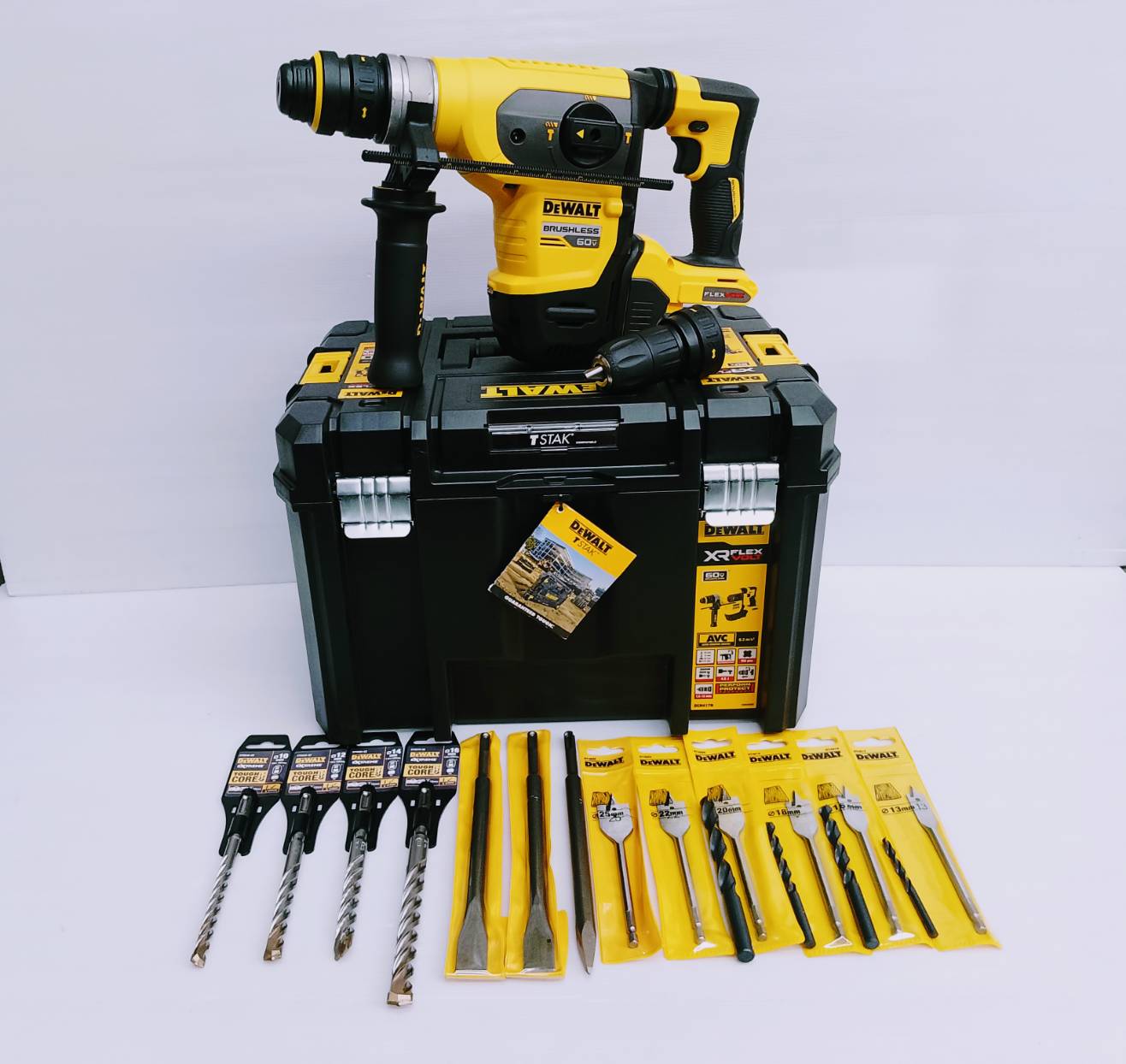 สว่านโรตารี่3ระบบ 60V DCH417N DEWALT