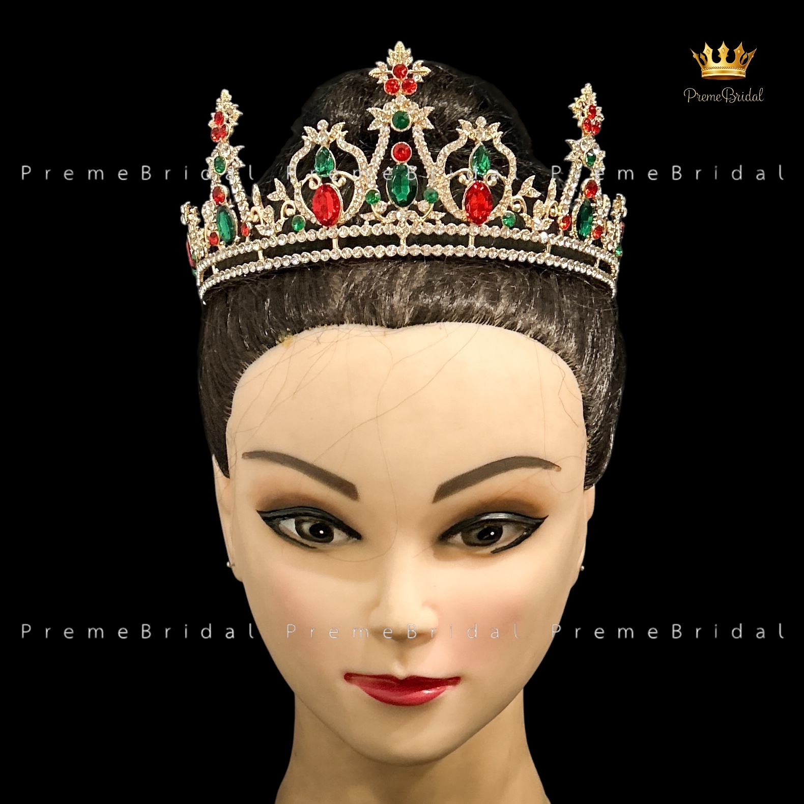 (พร้อมส่ง) มงกุฎคริสต์มาส 009 งานสวย ปราณีต QCเพชรทุกเม็ด สินค้าพร้อมส่งจากไทย