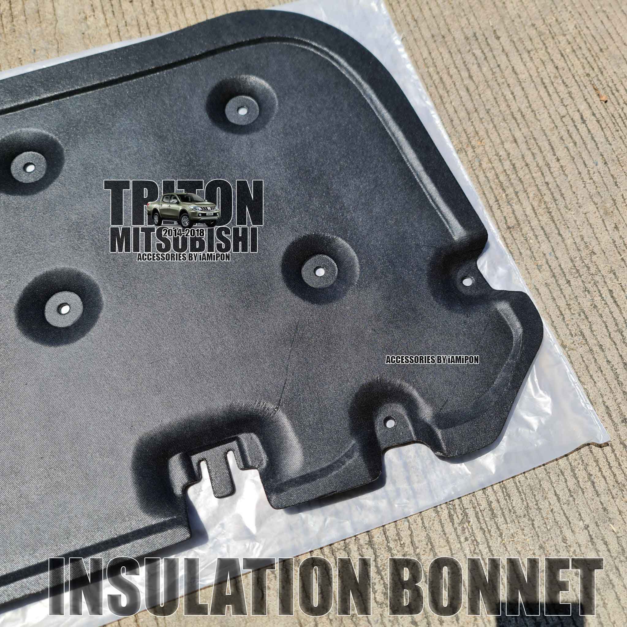แผ่นกันความร้อนฝากระโปรงหน้า MITSUBISHI TRITON 2014-2018