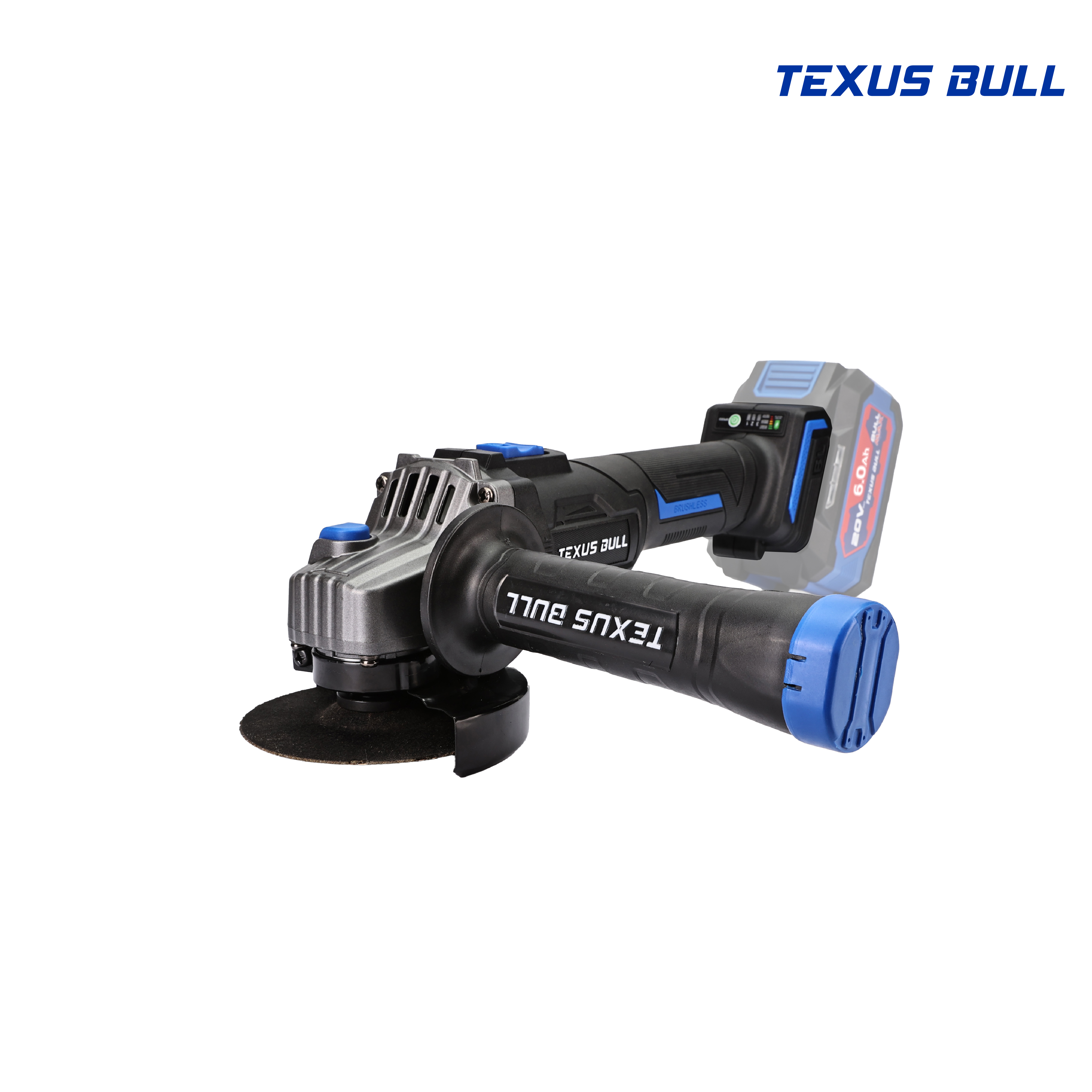 TEXUS BULL เครื่องเจียรมือไร้สาย 4นิ้ว 20V TX-9808 (ไม่รวมแบต ไม่รวมแท่นชาร์จ)