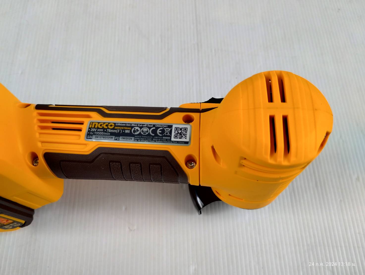 INGCO Combo Set เจียร์มินิ+สว่านไร้สาย CKLI20278