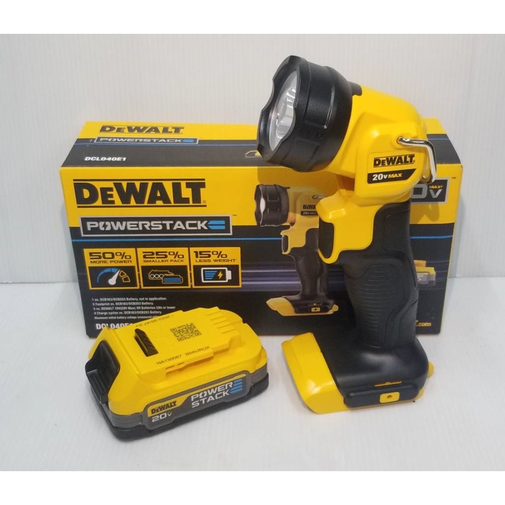 ไฟฉายไร้สาย 20V DCL040E1 DEWALT