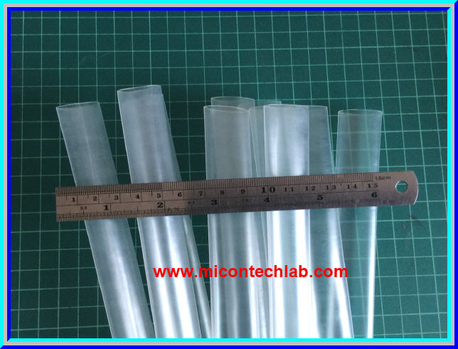 1x ท่อหด สีขาวใส ขนาด 16.0 มม. ยาว 1 เมตร (Heatshrink Tube)