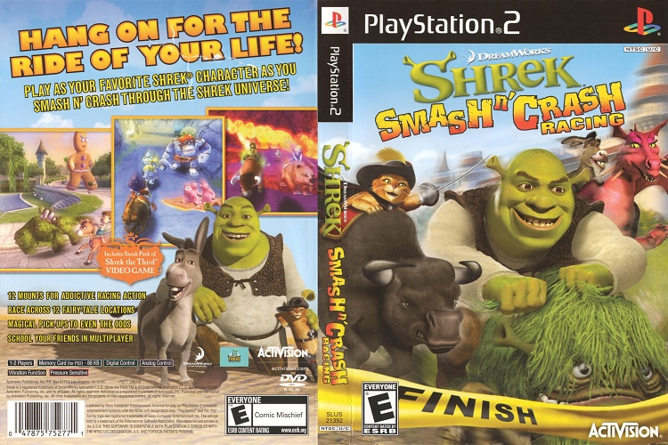 SHREK SMASH N' CRASH RACING [US : DVD5 1 Disc]