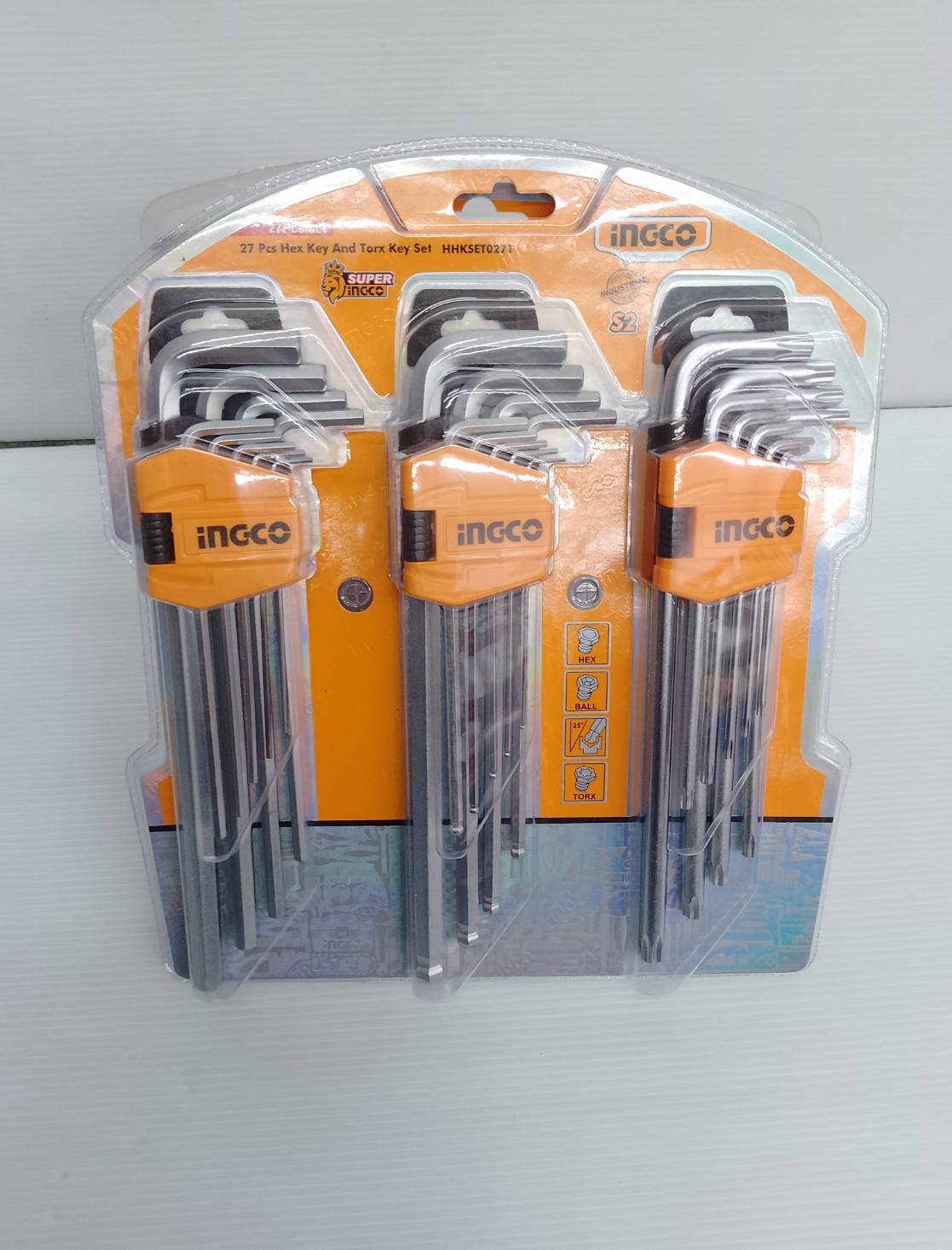 INGCO Combo Set ประแจหกเลี่ยม 9" HHKSET0271