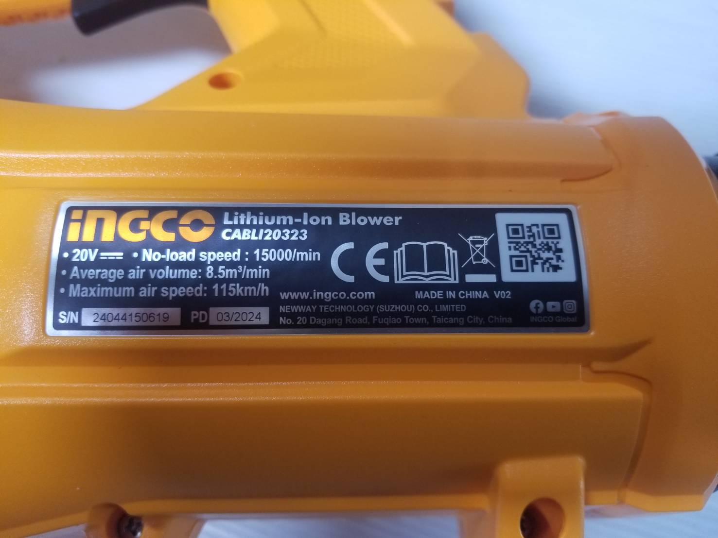 คอมโบ้เล็มหญ้า+เป่าลม COSLI240203 INGCO