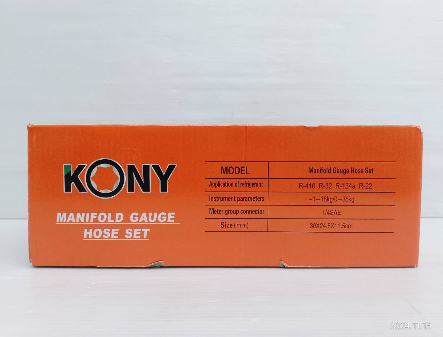KONY ชุดเกจวัดน้ำยา R22, R134A, R32, R410 พร้อมสาย 36 นิ้ว รุ่น AM130-36