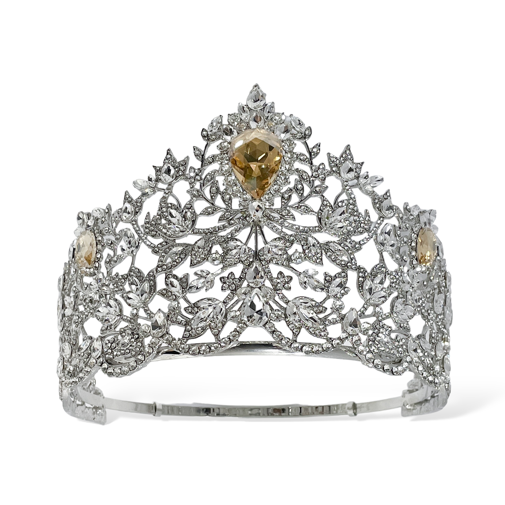 (พร้อมส่งจากไทย) มงกุฏ 117 Miss Universe 2020 รุ่นฐานกลม ปรับขนาดได้ งานสวย ส่งด่วน ส่งจากไทย