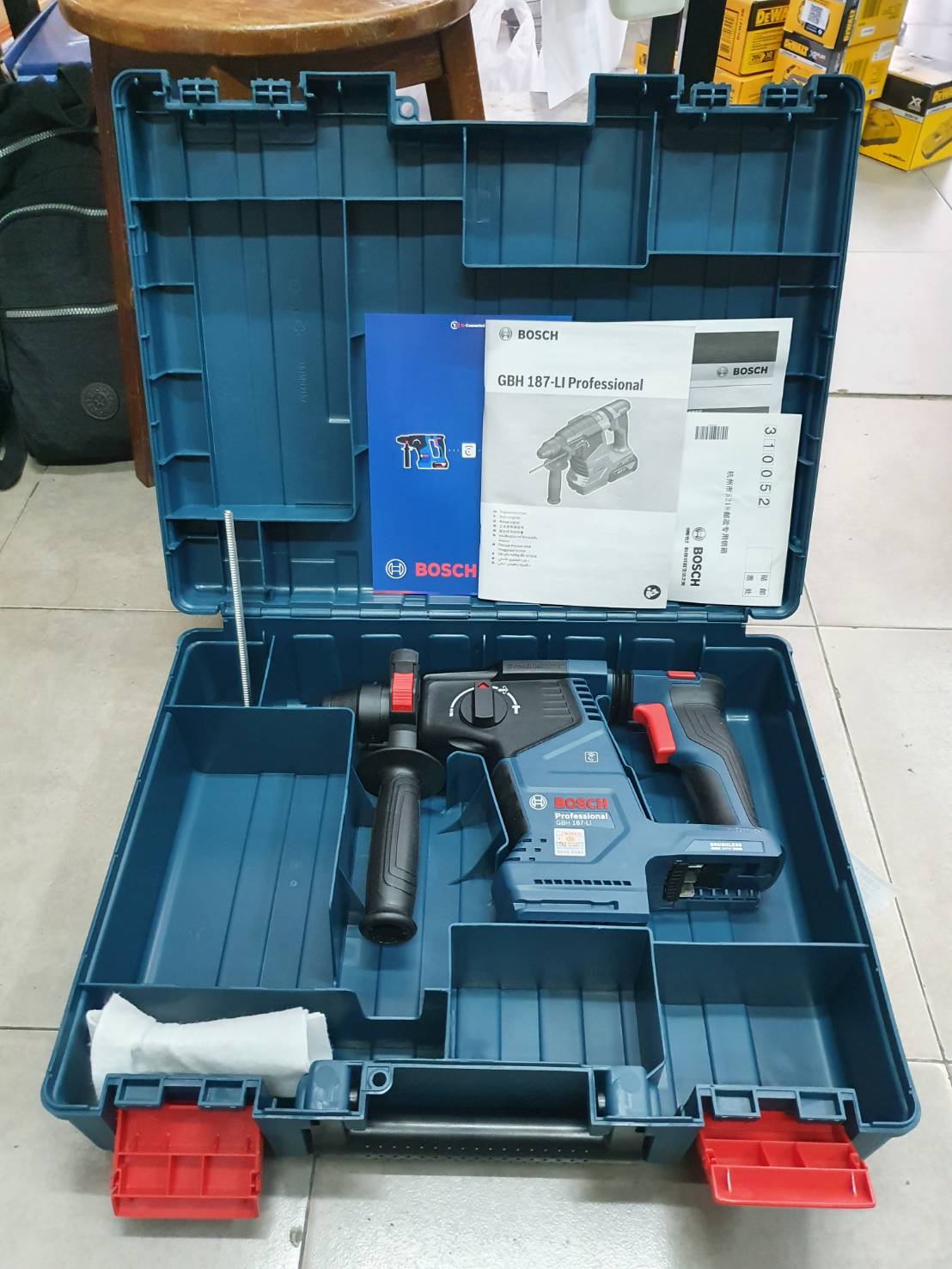 สว่านโรตารี่ไร้สาย GBH187-LI BOSCH SOLO