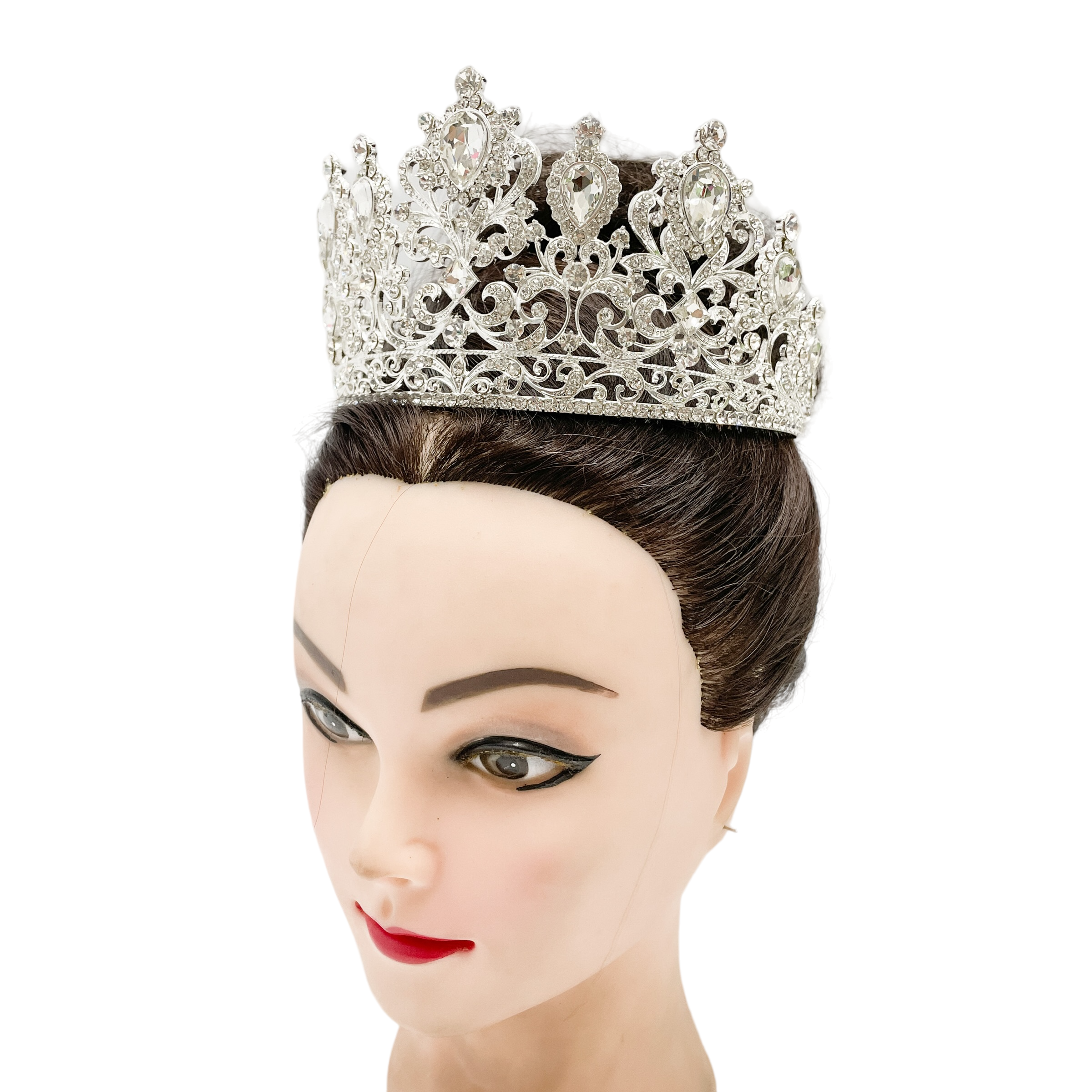 (พร้อมส่ง) เทียร่า 359 สีเงิน งานสวย ปราณีต QCเพชรทุกเม็ด สินค้าพร้อมส่งจากไทย