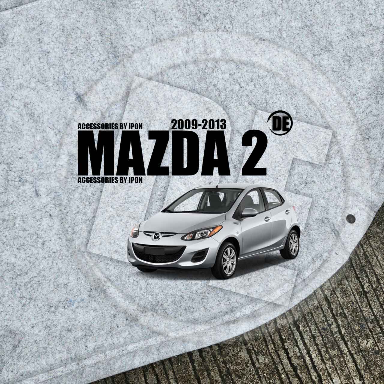 แผ่นกันความร้อนฝากระโปรง MAZDA 2 DE 2009-2013