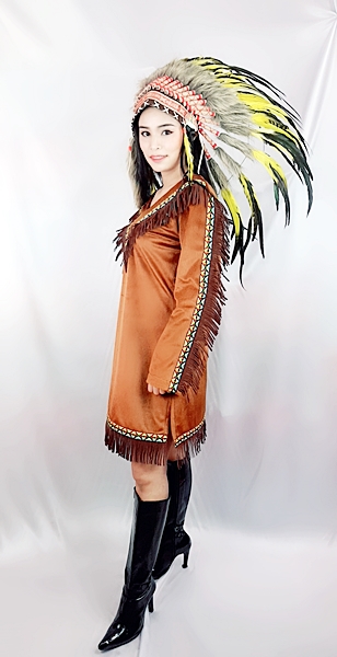 ชุดอินเดียแดงหญิง