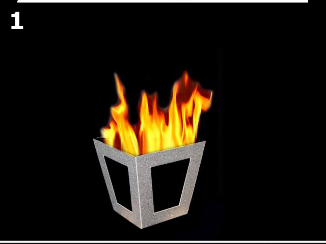 กระถางไฟเสกดอกไม้ทวีคูณ Tora Fire to Flower Vase (3 Times)