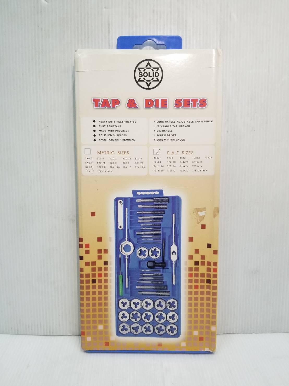 ชุดต๊าปเกลียว 40 ตัวชุด TAP40I SOLID (หุน)