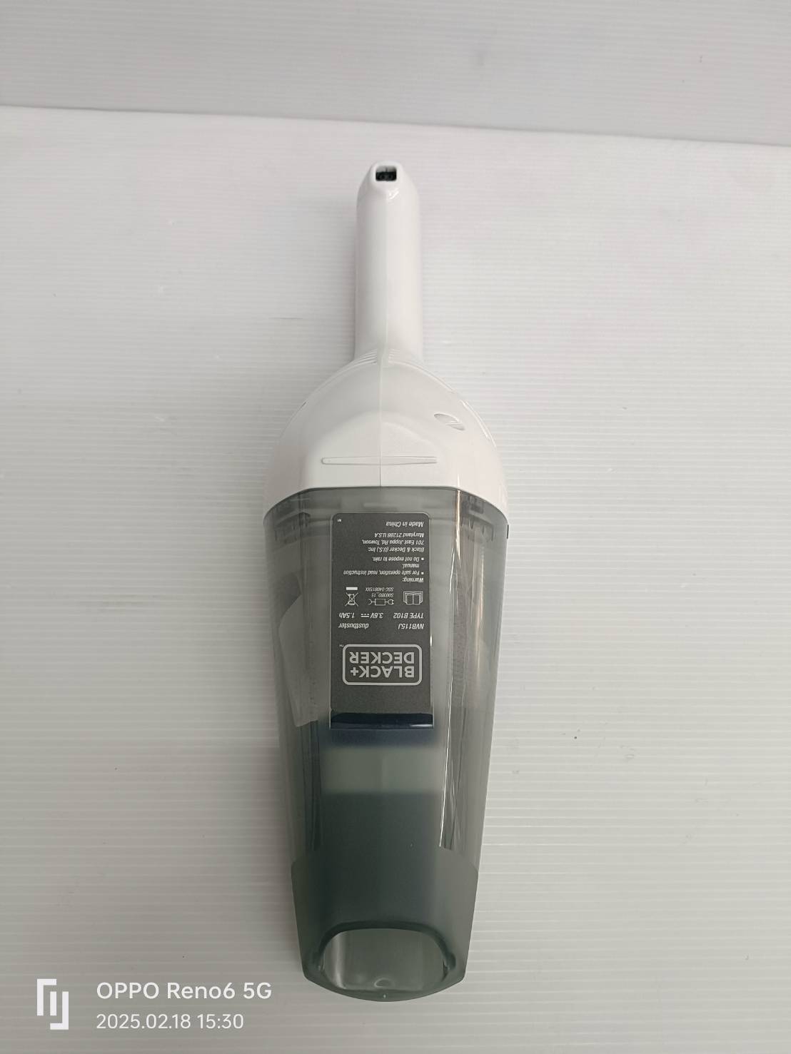 เครื่องดูดฝุ่นมือถือไร้สาย NVB115J BLACK&DECKER REVIVA