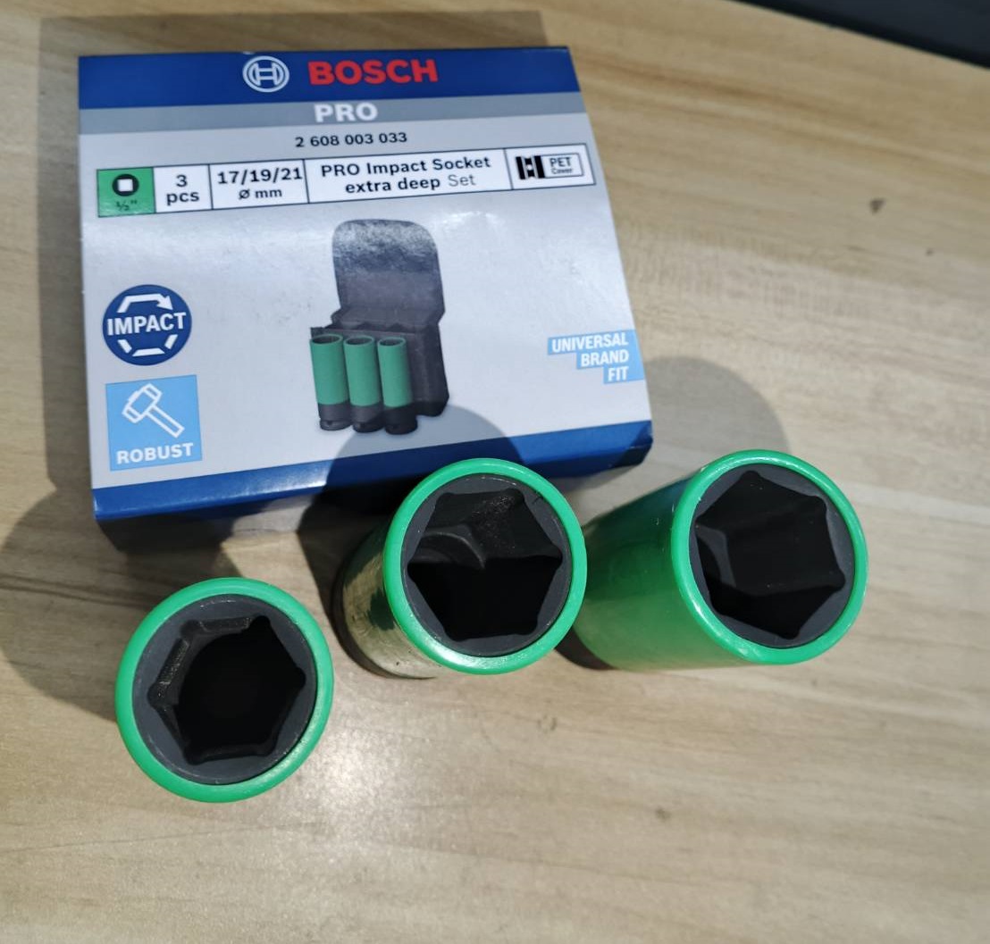 ชุดลูกบล็อกยาว3ชิ้น1/2 BOSCH 2608003033