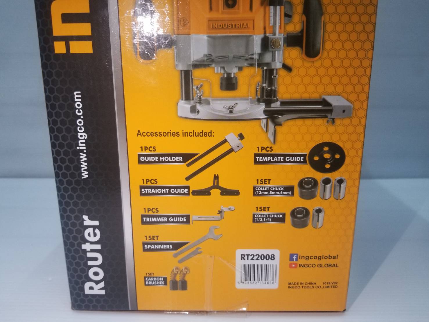 เร้าเตอร์1/2 RT22008 INGCO