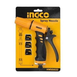 INGCO หัวฉีดน้ำ ปืนฉีดน้ำ ปรับระดับได้ 3 รุ่น HWSG032