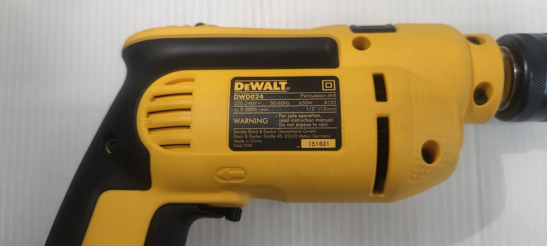 สว่านกระแทก1/2 DWD024K DEWALT