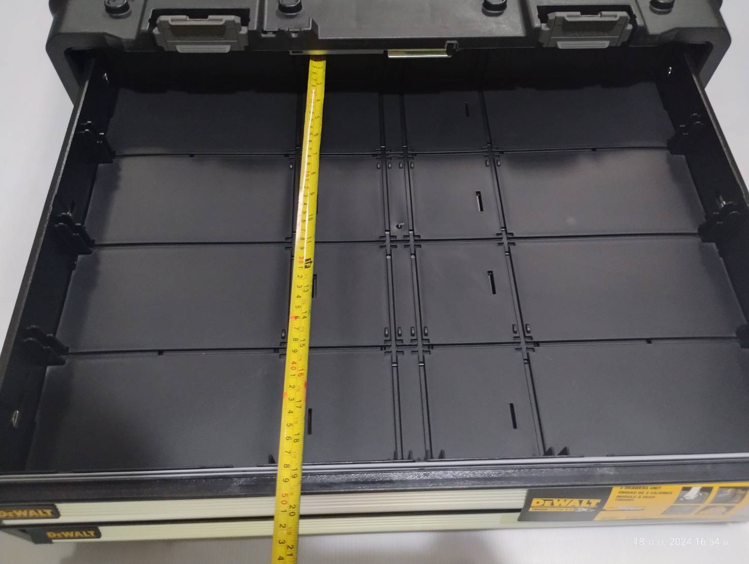 DEWALT รุ่น DWST08520-1 กล่องลิ้นชัก 2 ชั้น Tough System 2.0 DXL