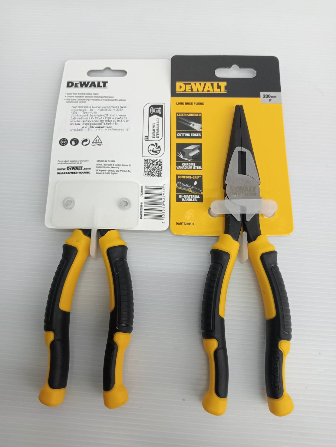DEWALT รุ่น DWHT82798-0 คีมปากแหลม DEWALT ขนาด 200 มม.