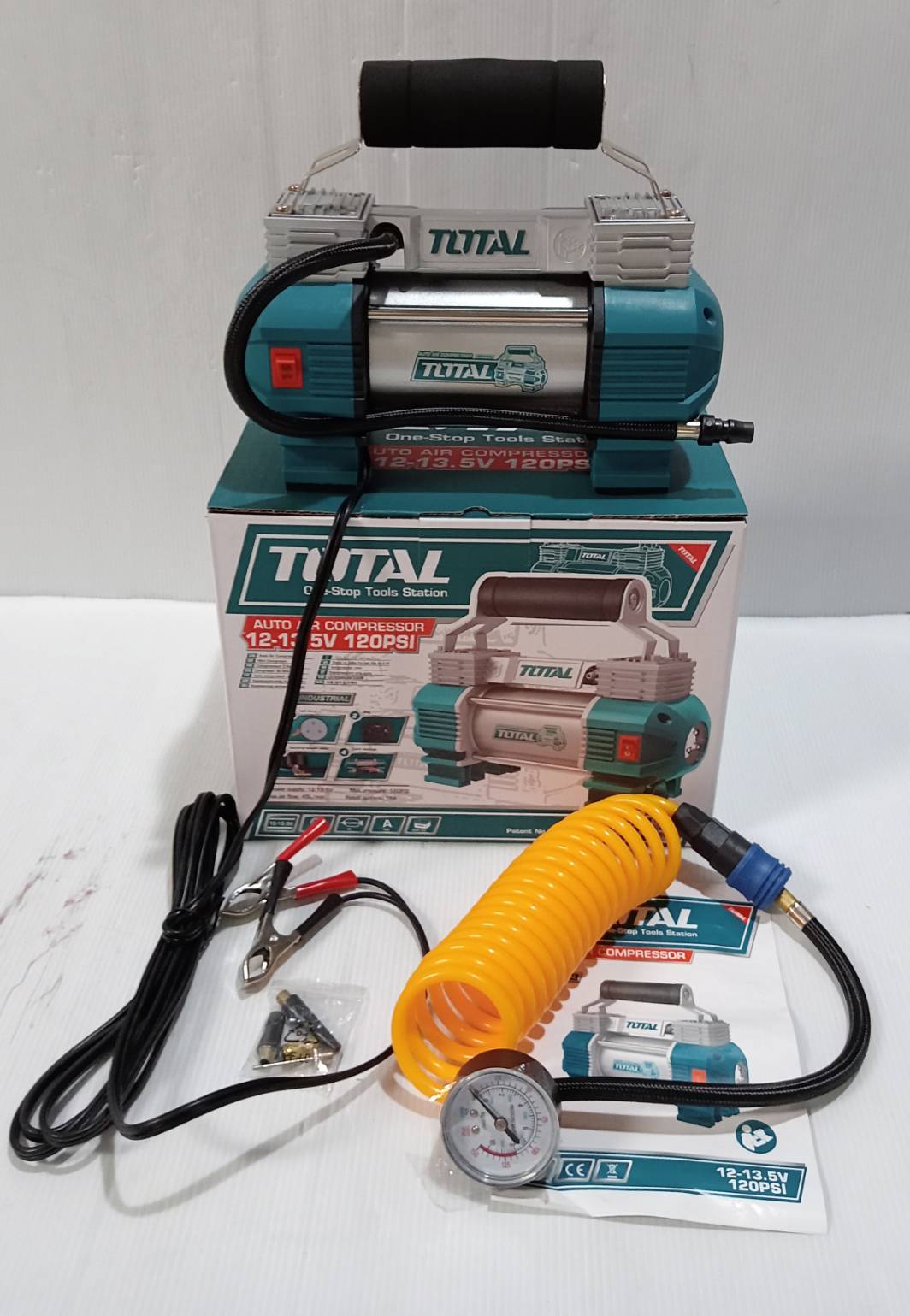 ปั้มลม12V 2สูบ TTAC2506 TOTAL