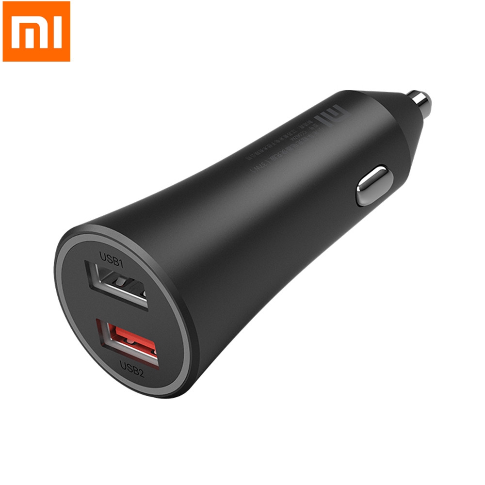 Xiaomi Mi 37W Dual-Port Car Charger หัวชาร์จในรถยนต์ 2 ช่อง ระบบชาร์จไว (รับประกันศูนย์ไทย 6 เดือน)