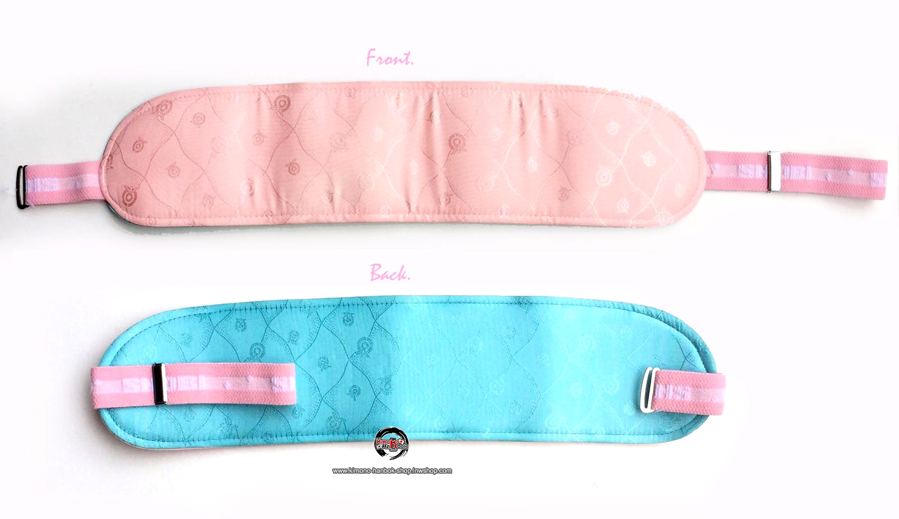 แผ่นรองโอบิ ชมพู 01