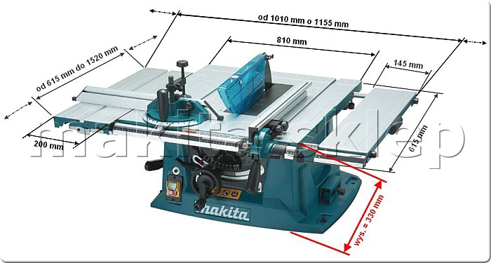 โต๊ะเลื่อยวงเดือน10" MLT100 MAKITA (ไม่รวมขา)