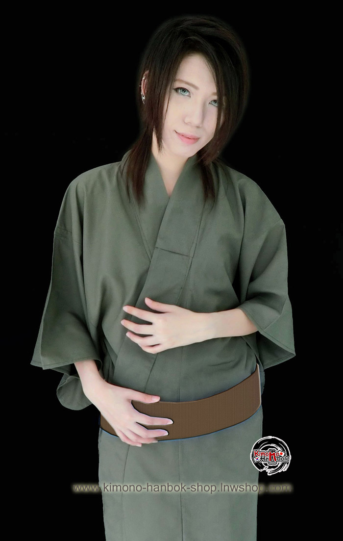 ชุดยูกาตะชายสีเขียว