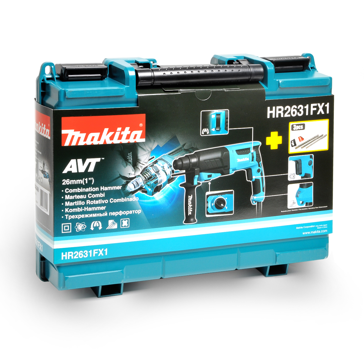 สว่านโรตารี่3ระบบ HR2631FX1 MAKITA