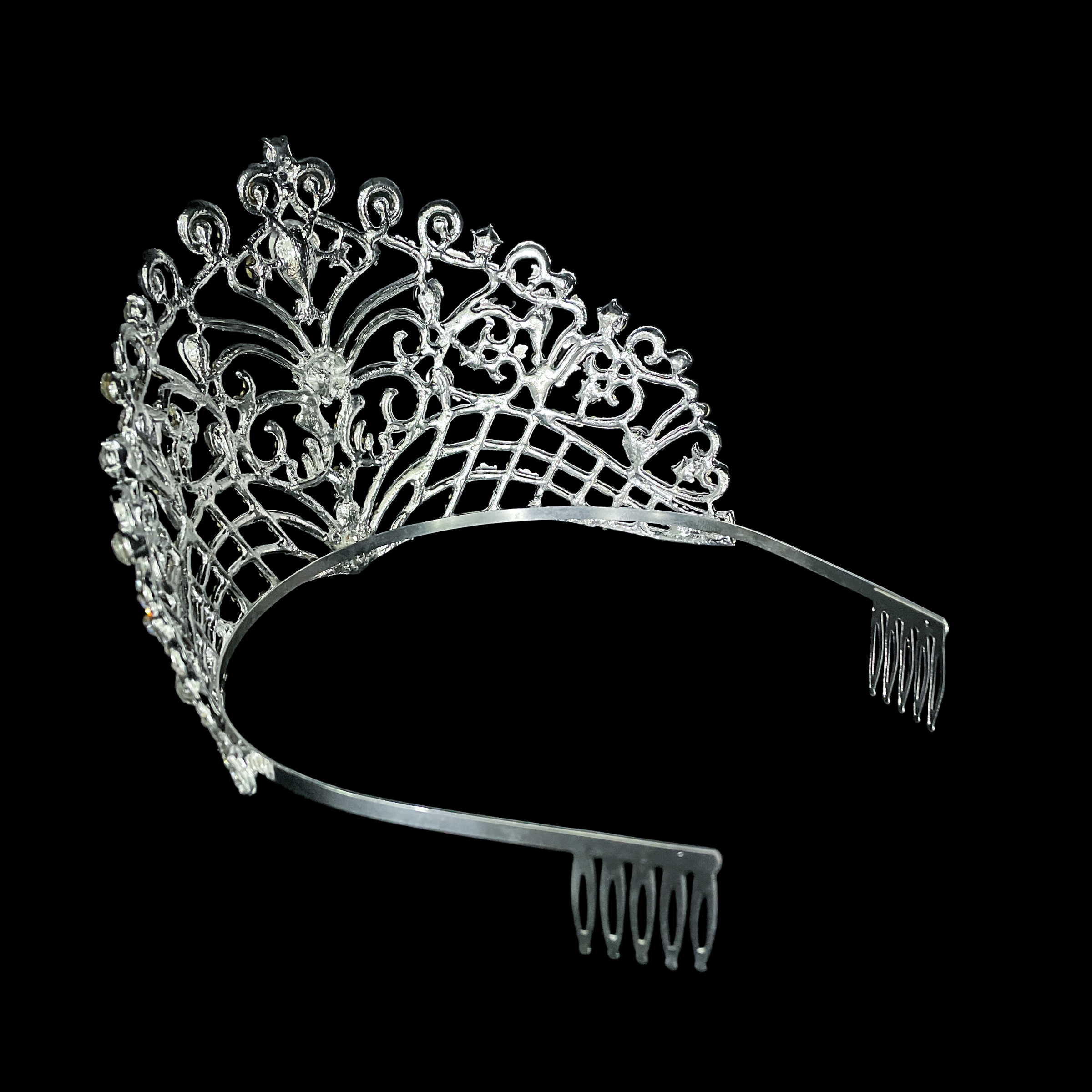 (พร้อมส่ง) เทียร่า 377 งานสวย ปราณีต QCเพชรทุกเม็ด สินค้าพร้อมส่งจากไทย