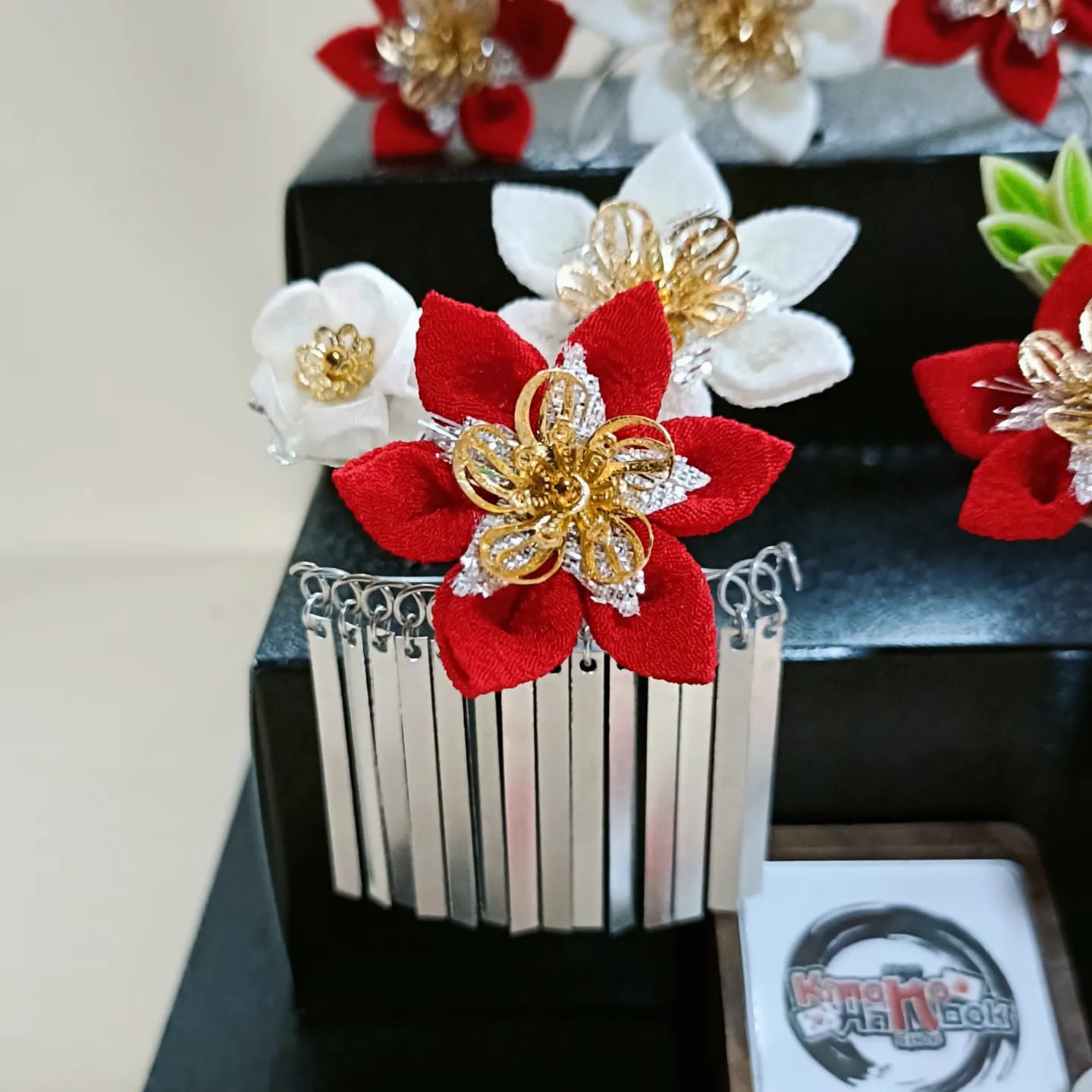 ชุดปิ่นดอกไม้ญี่ปุ่นใหญ่PINJ039