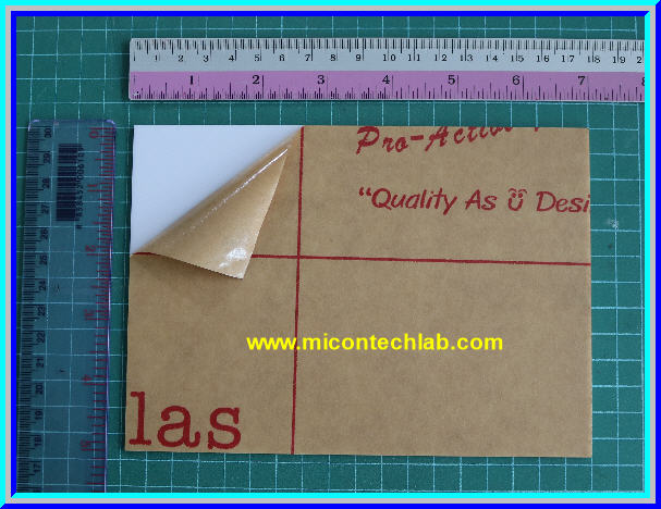 1x แผ่นอะคริลิคสีขาวทึบ 5x7 นิ้ว หนา 2 มม(Acrylic Sheet)