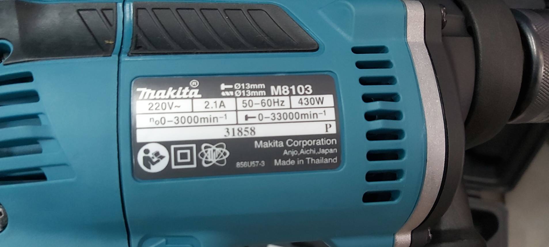 สว่านกระแทก1/2 M8103KSPB MAKITA MT SERIES