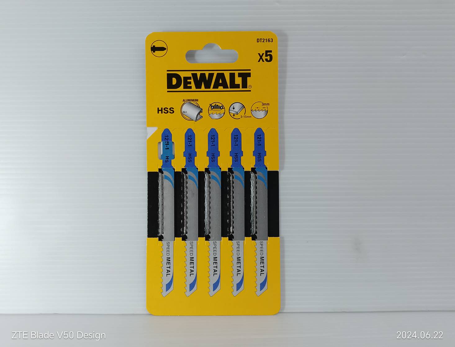 ใบเลื่อยจิกซอ DT2163 DEWALT (5ใบ/แพค)