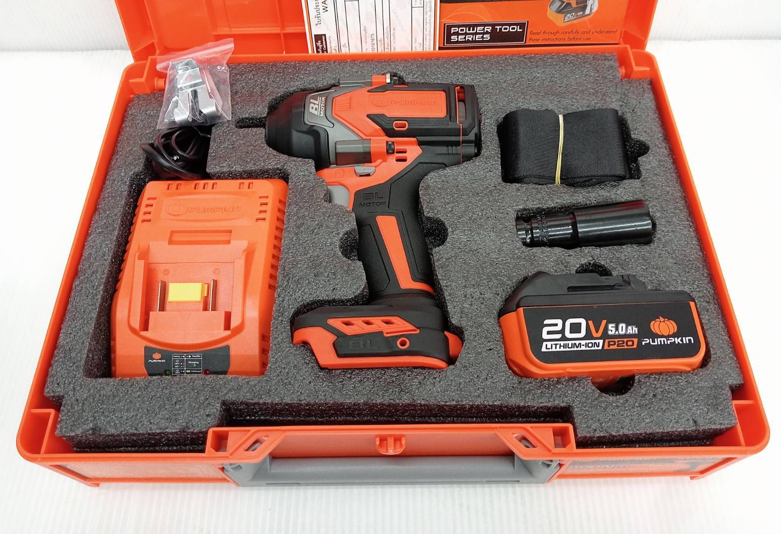 บล็อกแบต800Nm. 1/2 Compact 20V INF-12IWCB8-501K PUMPKIN 50293