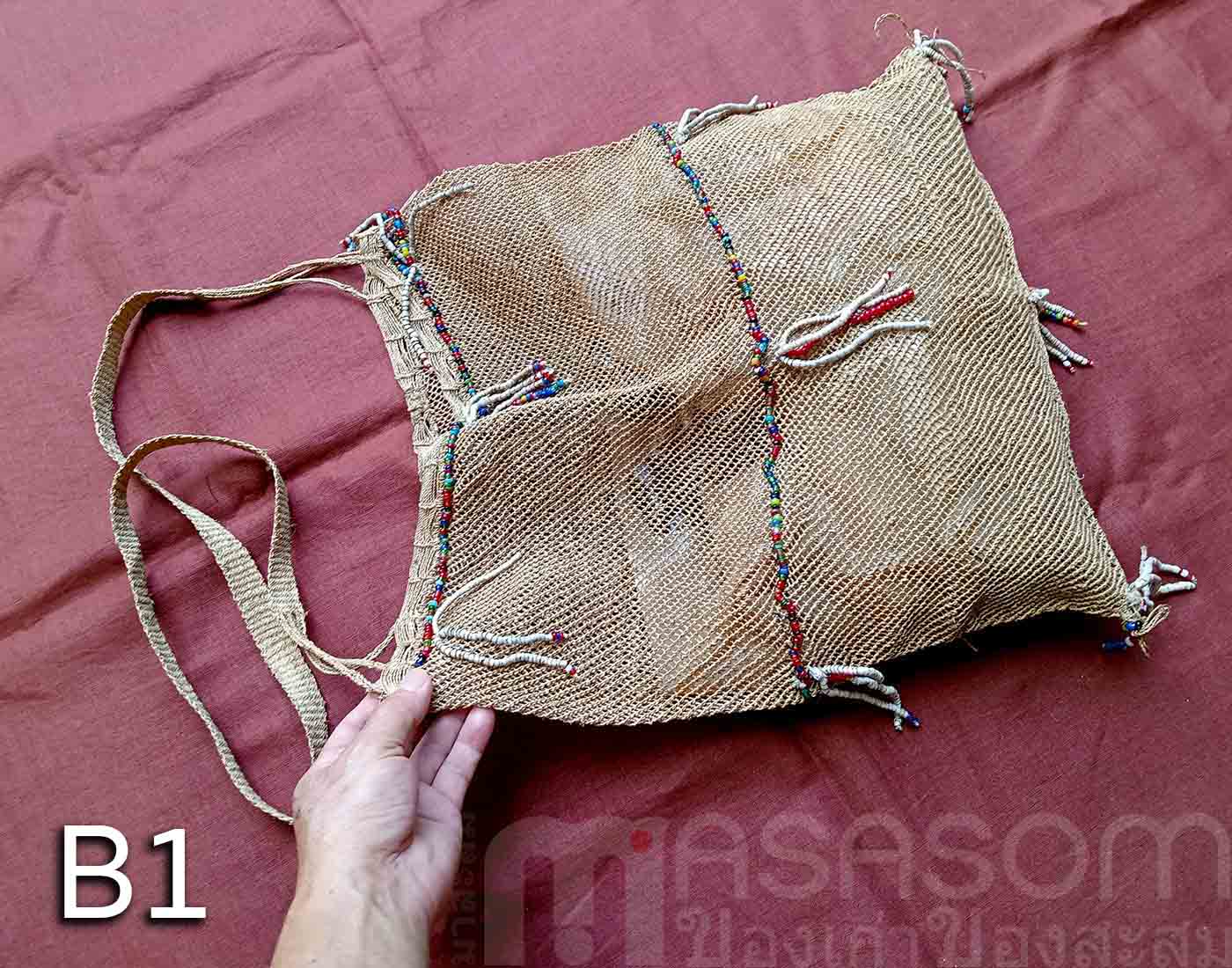 กระเป๋าถักเชือกใยกัญชง