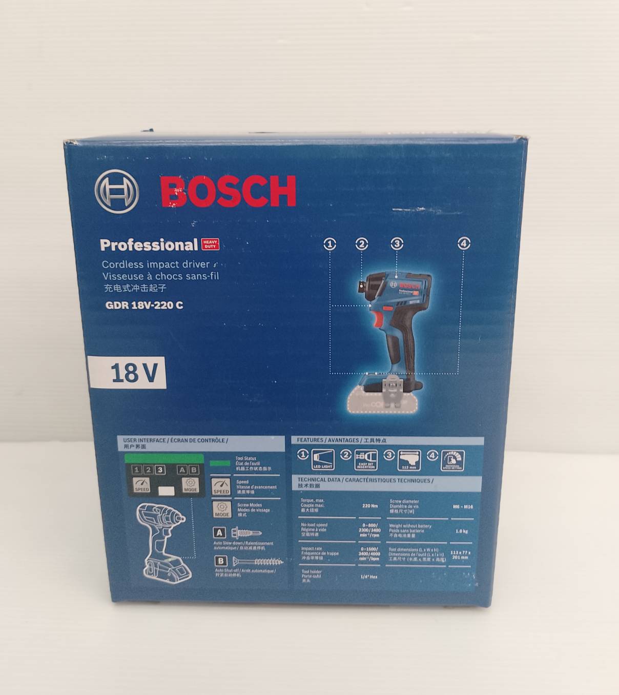 ไขควงกระแทก GDR18V-220C BOSCH SOLO