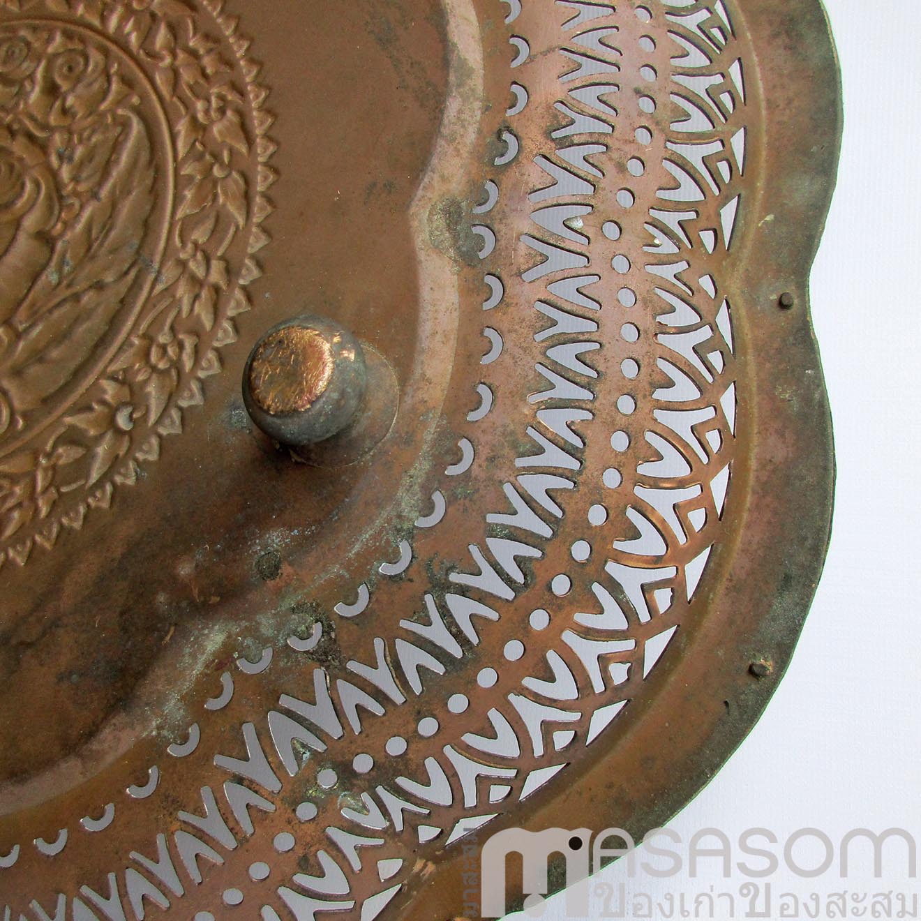 ถาดทองเหลืองของเก่า