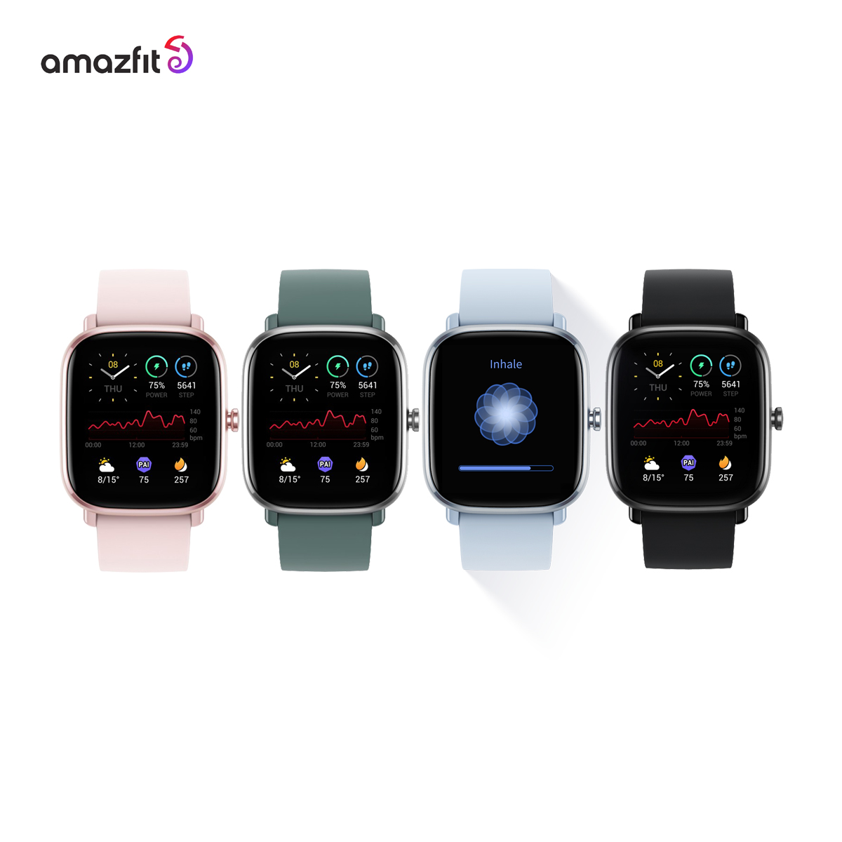 Amazfit GTS 2 Mini สมาร์ทวอทช์ นาฬิกาเพื่อสุขภาพ / ฟังน์ชั่นวัดค่าออกซิเจนในเลือด (รับประกัน 1 ปี)