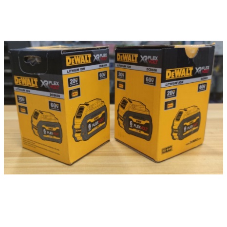แบตเตอรี่60V 2.0Ah/18V 6.0Ah DCB606 DEWALT