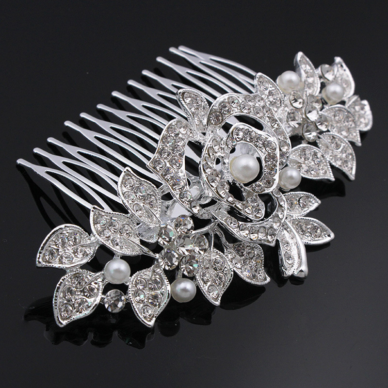 (พร้อมส่ง) ประดับผม-086 ประดับผม งานหวีสับ ใช้ง่าย ส่งตรงจากไทย ผ่านการ QC ทุกจุด